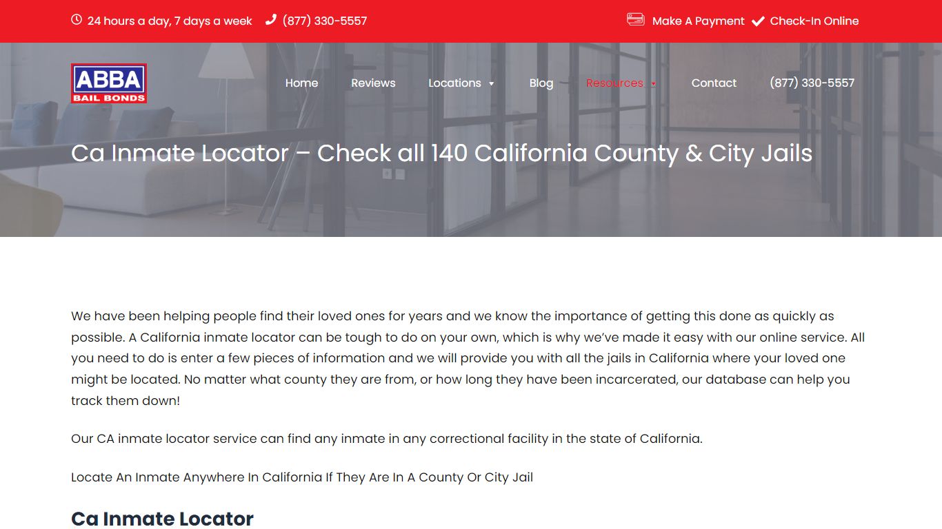 Ca Inmate Locator - Check 140 California County & City Jails